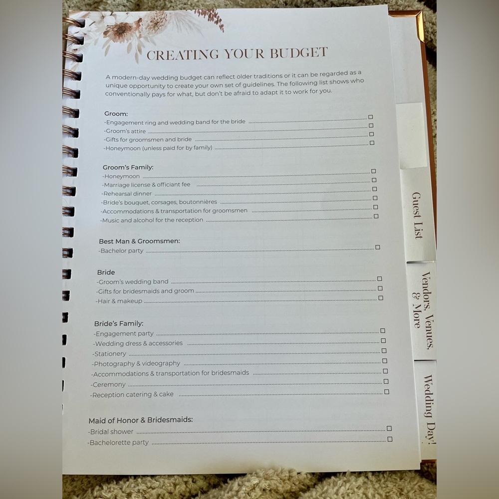**Brand New** Wedding Planner (Hardcover) - Picture 7 of 15